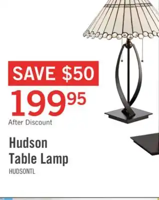 The Brick Hudson table lamp offer