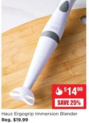 Kitchen Stuff Plus Hauz ergogrip immersion blender offer