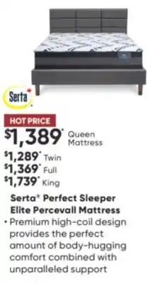 Sleep Country Serta perfect sleeper elite percevall mattress offer