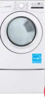 The Brick Lg 7.4 cu. ft. ultra large capacity electric dryer - dle3400w offer