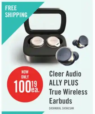 The Brick Cleer audio ally plus true wireless earbuds - grey offer