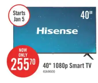 The Brick Hisense a4kv 40 fhd vidaa tv offer