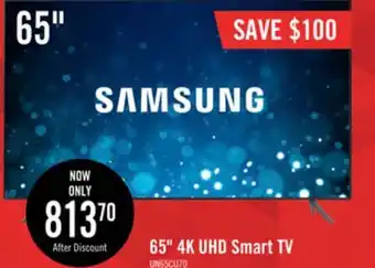 The Brick Samsung 65 cu7000 4k crystal uhd tv offer