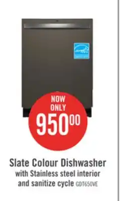 The Brick Ge top-control dishwasher with sanitize cycle - gdt650smves offer