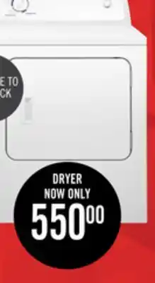 The Brick Inglis 6.5 cu. ft. electric dryer with automatic drying control yied4671ew offer