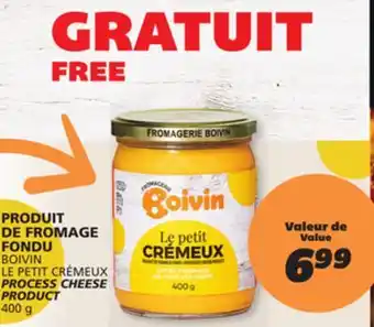 IGA Boivin le petit crémeux process cheese product offer