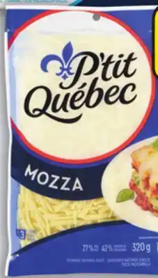 IGA P'tit québec cheese or shredded cheese offer