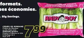 IGA Romaine hearts offer