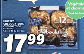 IGA Chebooktook oysters offer