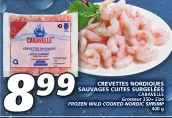 IGA Caravelle frozen wild cooked nordic shrimp offer