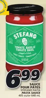 IGA Stefano faita pasta sauce offer