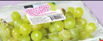 IGA Cotton candy green grapes offer