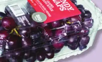 IGA Seedless candy snaps red grapes offer