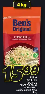 IGA Ben's original converted long grain rice offer