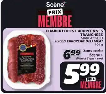 IGA Marcangelo sliced european deli meat offer