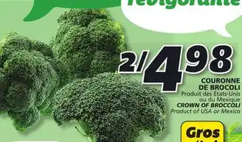 IGA Crown of broccoli offer