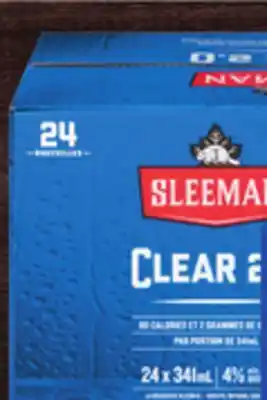 IGA Sleeman clear 2.0 beer offer