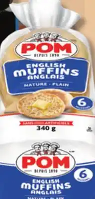 IGA Pom english muffins offer