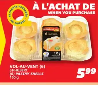 IGA St-hubert (6) pastry shells offer