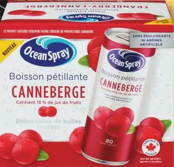 IGA Ocean spray cranberry sparkling beverage offer