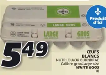 IGA Nutri white eggs offer