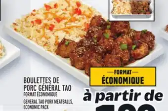 Metro Boulettes de porc général tao | general tao pork meatballs offer