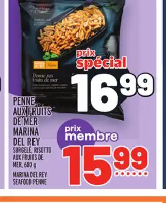 Metro Penne aux fruits de mer marina del rey | marina del rey seafood penne offer