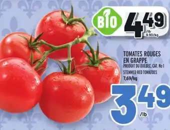 Metro Tomates rouges en grappe | stemmed red tomatoes offer