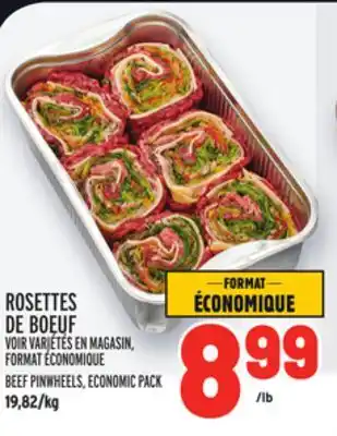 Metro Rosettes de boeuf | beef pinwheels, economic pack offer