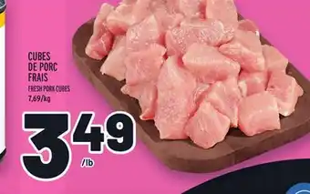 Metro Cubes de porc frais | fresh pork cubes offer