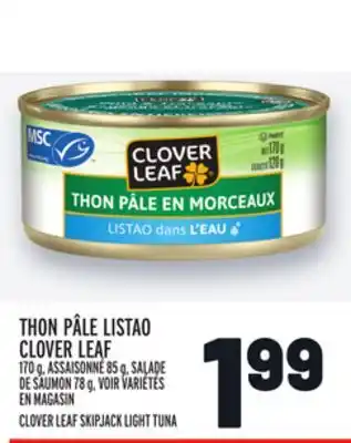Metro Thon pâle listao clover leaf | clover leaf skipjack light tuna offer