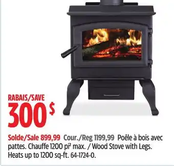 Canadian Tire Us stove company wood stove with legs offer