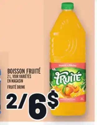 Metro Boisson fruité | fruité drink offer
