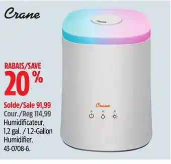 Canadian Tire Crane 1.2-gallon humidifier offer
