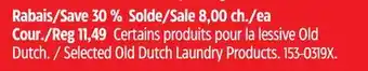 Canadian Tire Selected old dutch laundry products offer