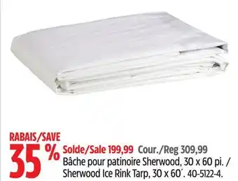 Canadian Tire Sherwood ice rink tarp, 30 x 60´ offer