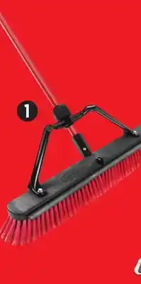 Canadian Tire Libman push broom with squeegee offer
