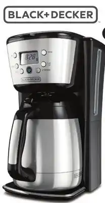 Canadian Tire Black & decker 12-cup thermal coffeemaker offer