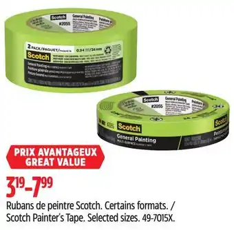 Canadian Tire Scotch painter's tape offer