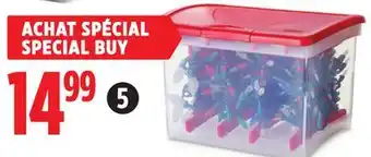 Canadian Tire Sterilite christmas lights storage box offer
