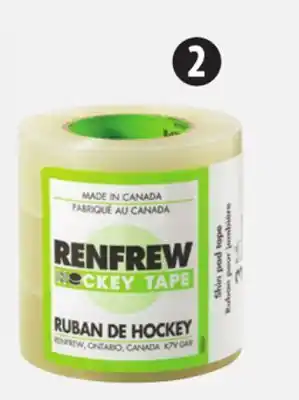 Canadian Tire Renfrew clear hockey tape, 3-pack offer
