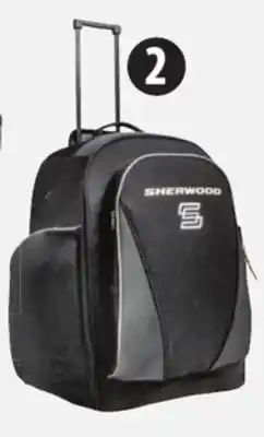 Canadian Tire Sherwood wheeled backpack hockey bag, 25 offer