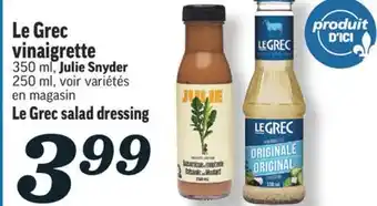 Marché Richelieu Vinaigrette le grec | le grec salad dressing offer