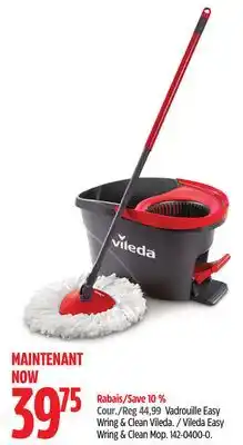 Canadian Tire Vileda easy wring & clean mop offer