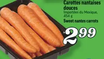 Marché Richelieu Carottes nantaises douces | sweet nantes carrots offer