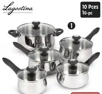 Canadian Tire Lagostina ticino stainless-steel cookset offer