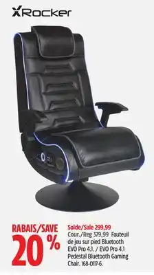 Canadian Tire X rocker evo pro 4.1 pedestal bluetooth gaming chair offer