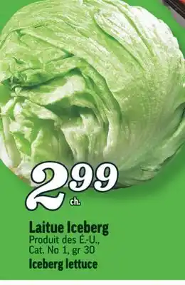 Marché Richelieu Laitue iceberg | iceberg lettuce offer