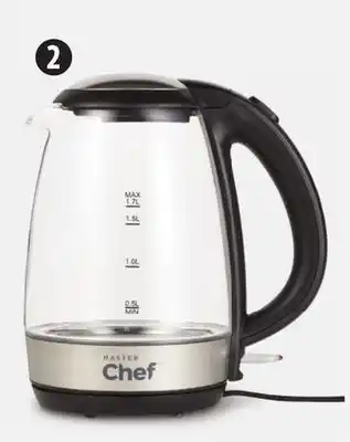 Canadian Tire Master chef 1.7l glass kettle offer