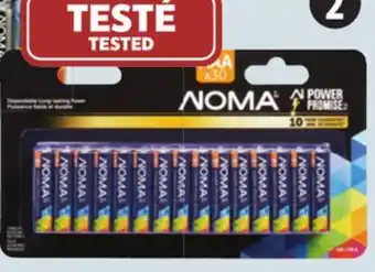 Canadian Tire Noma 30/aaa alkaline batteries offer